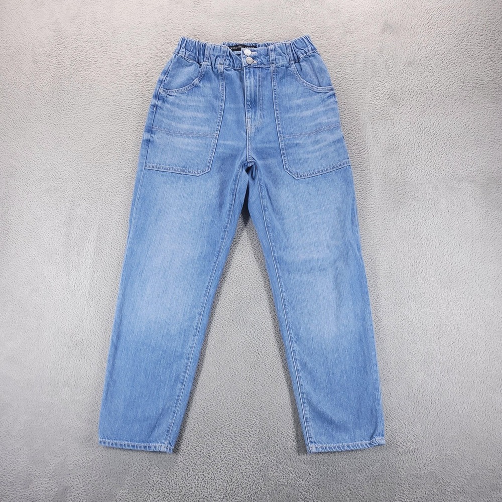 Veronica Beard Jeans Womens 27‎ Blue Arya Straight High Rise Utility